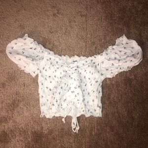 Garage Floral Crop Top